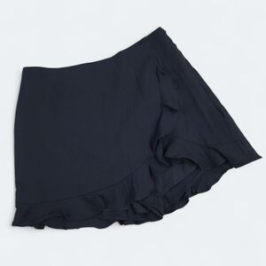 American Threads Black Women's Skirt Skort Shorts Size Medium Ruffles